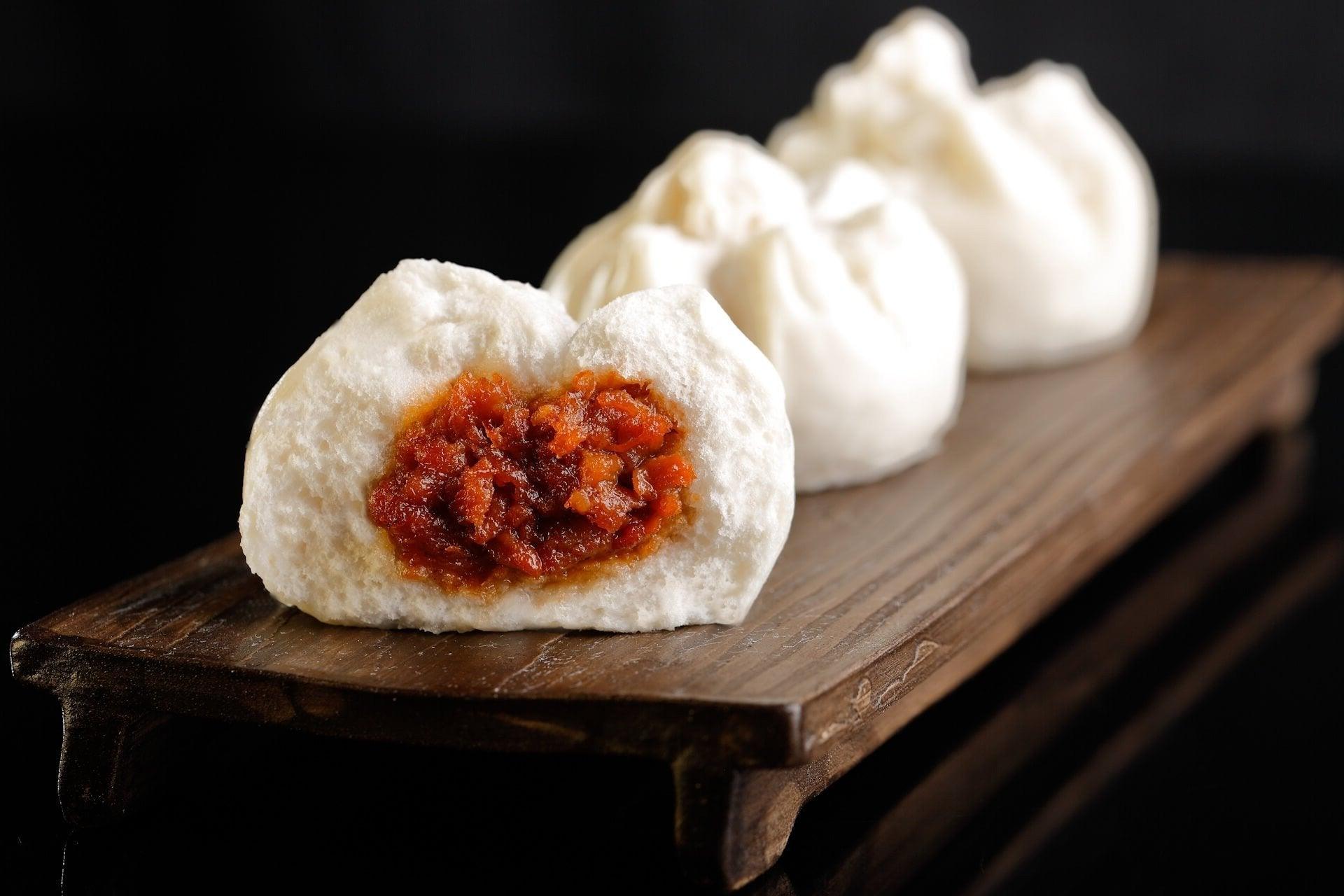 Slow Cooker Steam Buns Med Pulled Pork Pork Ribs With Tomato Sauce